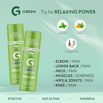 Ross D’ Elen Green Menthol Refreshing Emulsion ROLL-ON